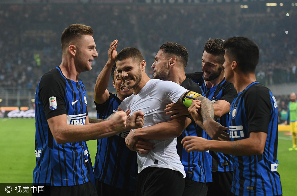 2, AC米兰德比战绝杀同城死敌取三分  